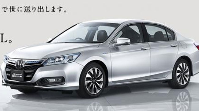 quangninh24h Honda Accord Hybrid 2014 ra mắt tại quê nhà