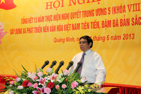 quangninh24h Hội nghị tổng kết 15 năm thực hiện Nghị quyết TƯ5 (khoá VIII)