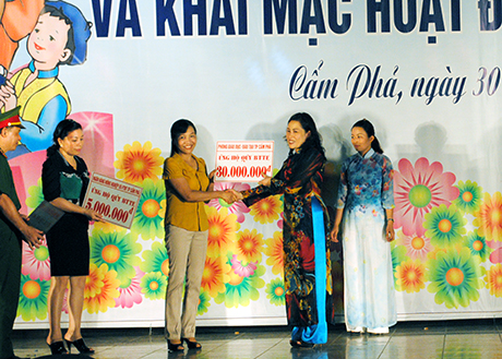 quangninh24h TP Cẩm Phả: Chung tay chăm sóc trẻ em