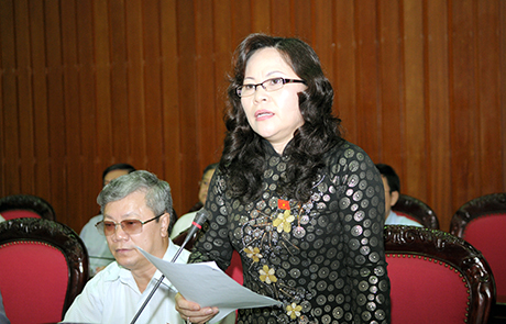 quangninh24h Đại biểu Ngô Thị Minh tham gia vào Dự án Luật thực hành tiết kiệm, chống lãng phí (sửa đổi)